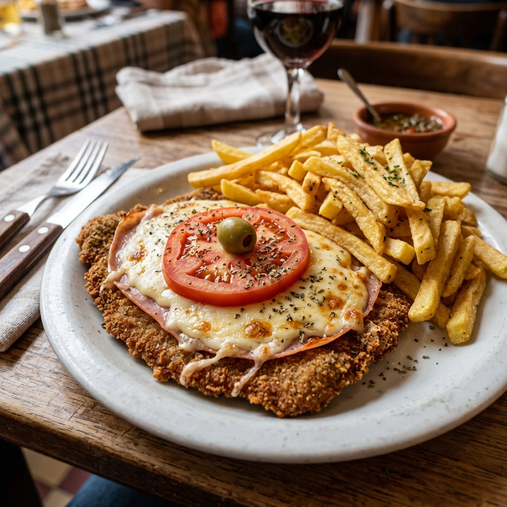 Napolitana Especial en Plato